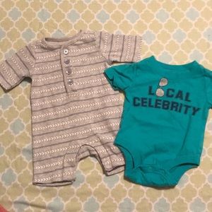 Old Navy Romper and Onesie Bundle
